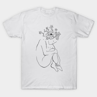 Floral sadness T-Shirt